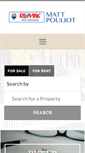 Mobile Screenshot of mattpouliot.com